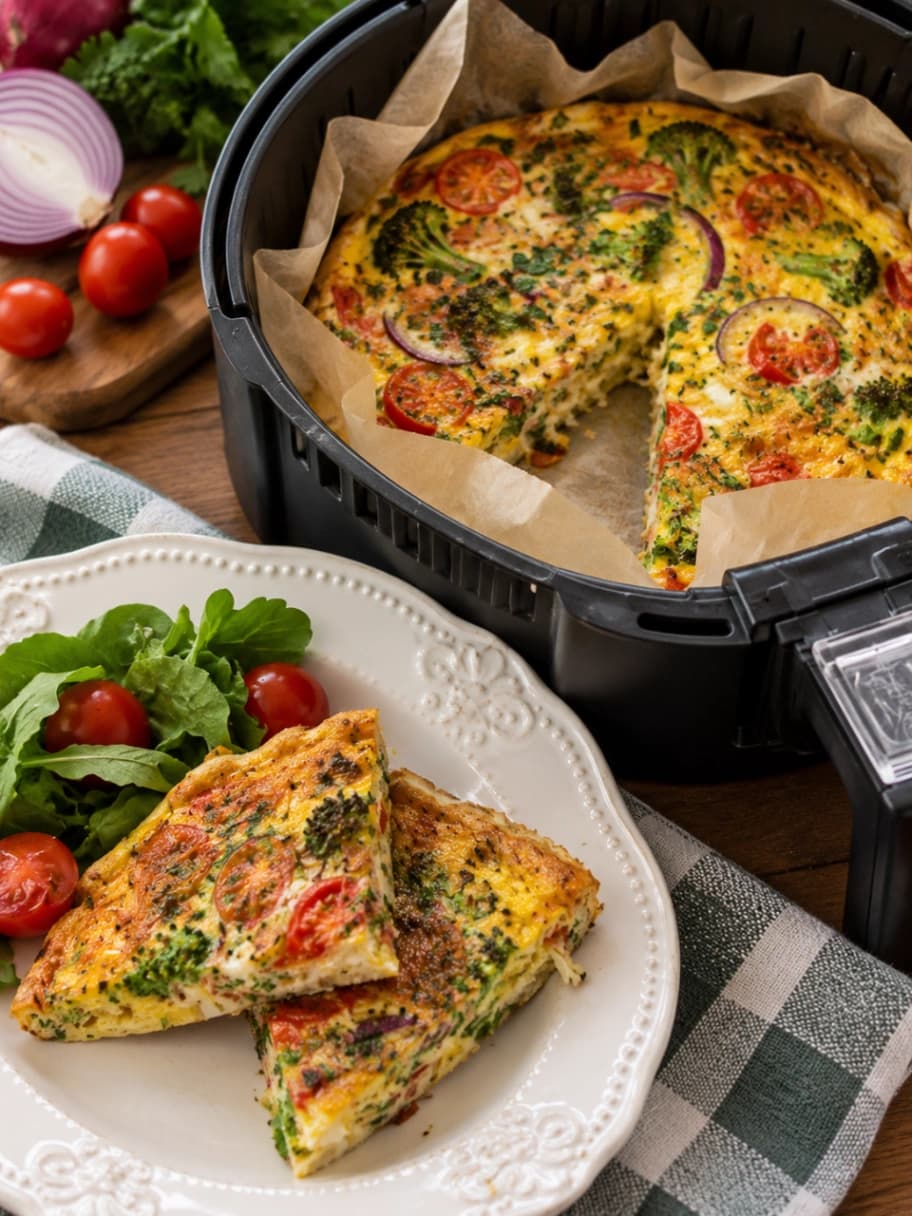 Omelete na Air Fryer