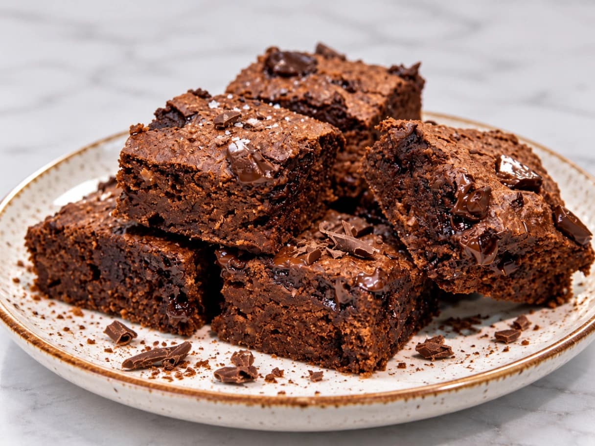 Brownie de Banana com Chocolate